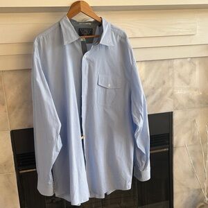 Nautica Light Blue checked Casual Button Down Shirt